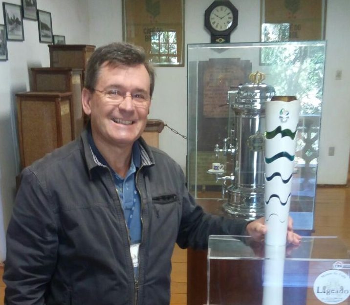 Tocha passa o dia no Museu do Café