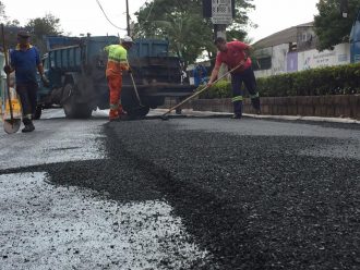 RECAPE DA AVENIDA DOM LÚCIO - SEGUNDA PISTA SENTIDO CATEDRAL - FOTO CLAUDIA ROSSETO