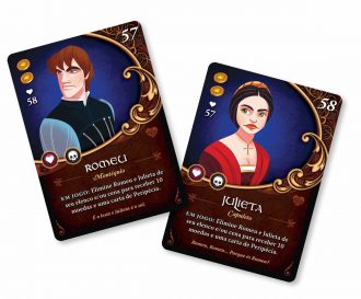 Cartas do jogo Shakespeare, criado por Robert Coelho