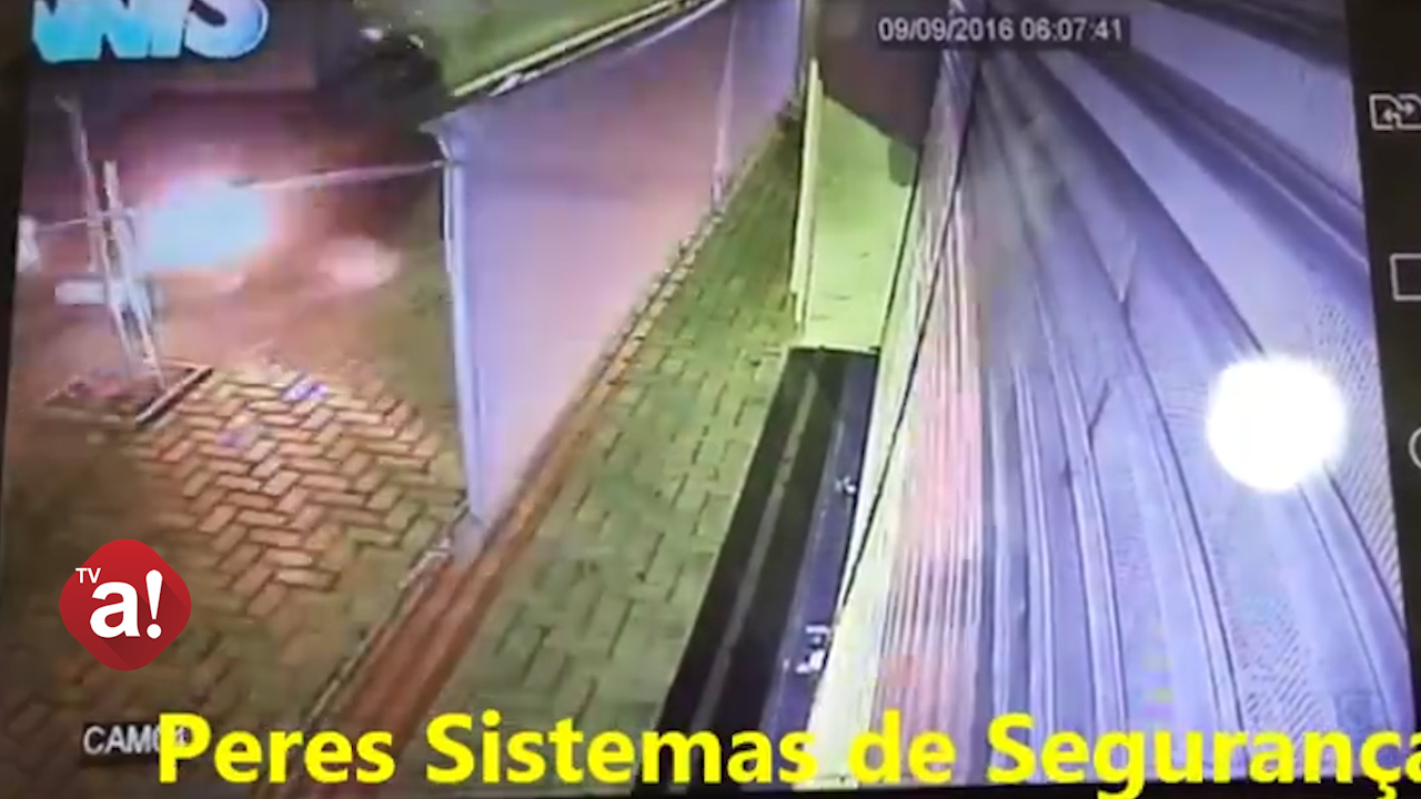 TV Acontece: Vídeo mostra motorista “atropelando” coqueiro na Rua Amando