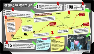 O mapa do contrabando do cigarro