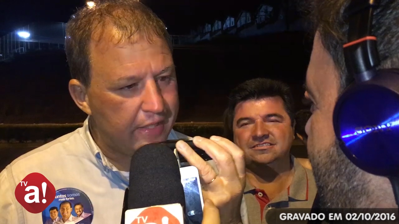 Pardini fala pela primeira vez como prefeito eleito com o Acontece Pardini fala pela primeira vez como prefeito eleito com o Acontece