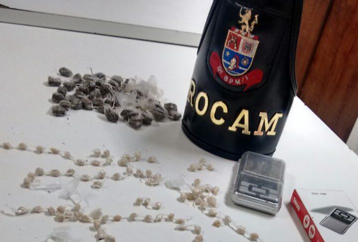 Após fugir da ROCAM, suspeito é detido com droga no Monte Mor