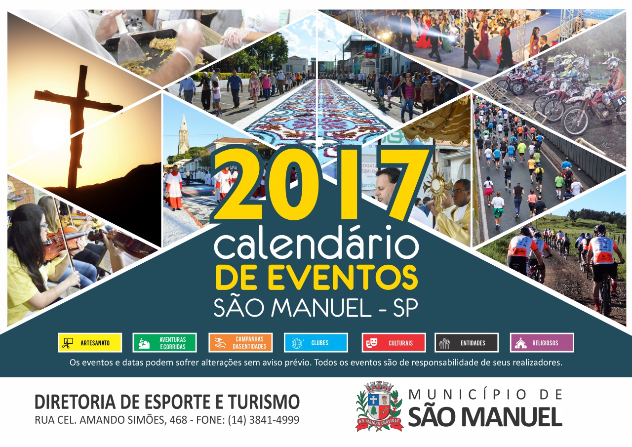 São Manuel lança calendário unificado de eventos