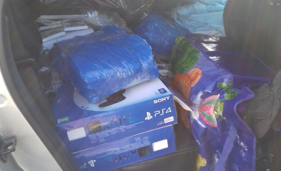 Polícia Rodoviária apreende diversos videogames do Paraguai na Castelo Branco
