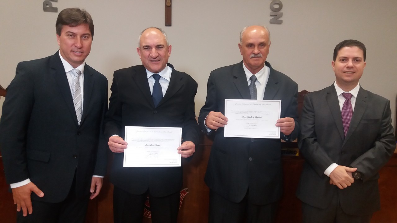 Prefeito e Vice de Itatinga são diplomados