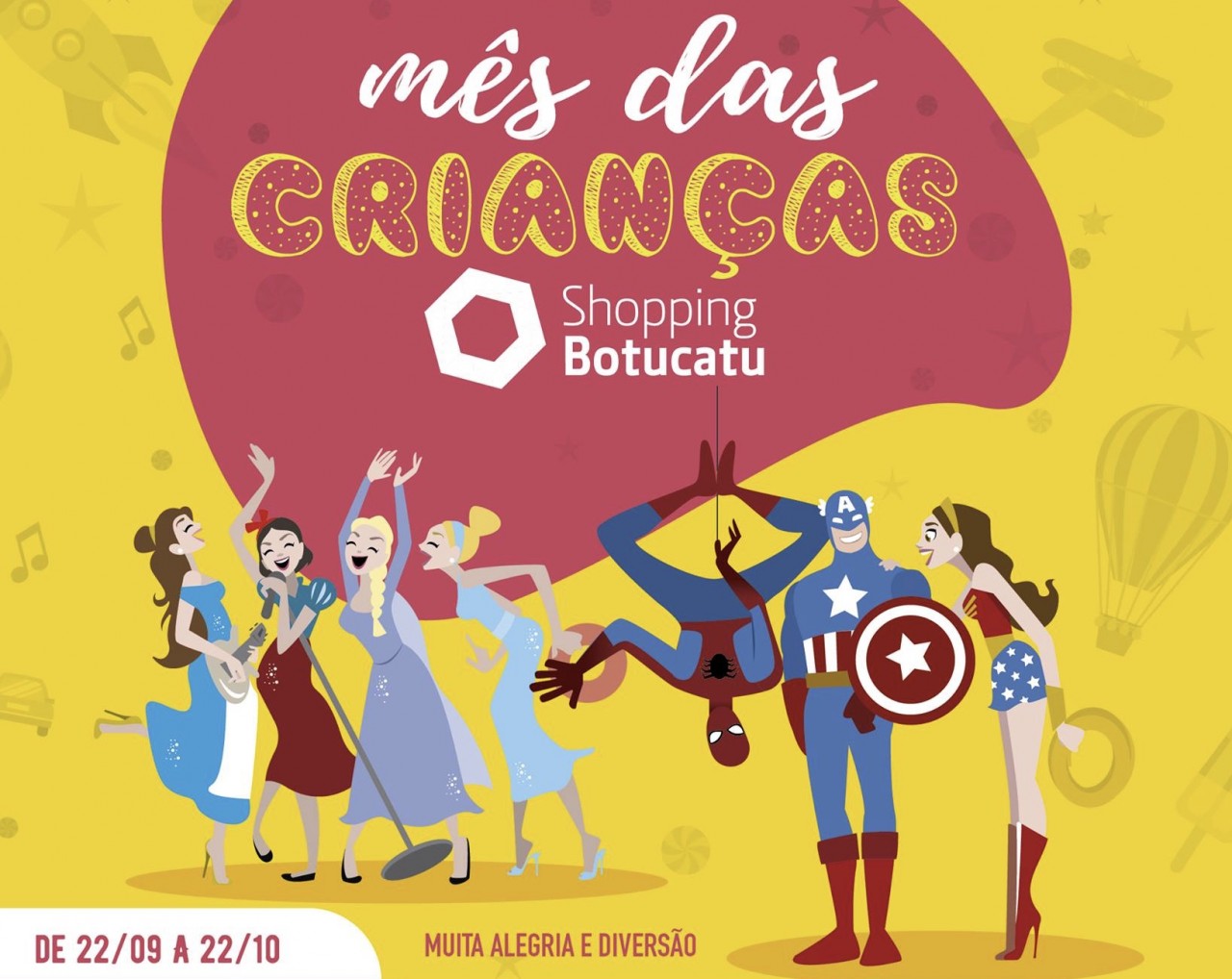 Shopping de Botucatu prepara programação especial para o Mês das Crianças