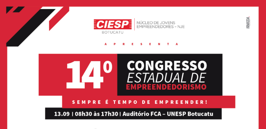 Congresso Estadual de Empreendedorismo trará nomes de peso para Botucatu Congresso Estadual de Empreendedorismo trará nomes de peso para Botucatu
