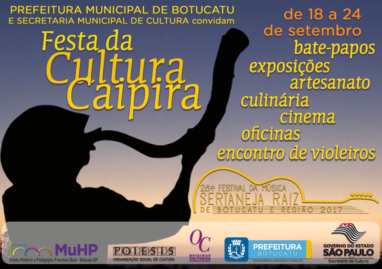 Festa da Cultura Caipira começa nesta segunda, 18