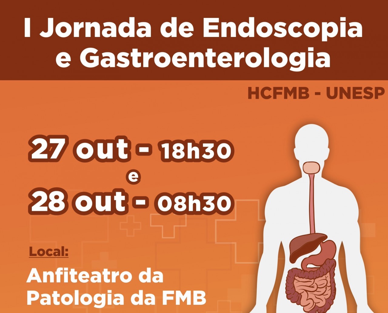 HCFMB promove evento de Gastroenterologia e Endoscopia para profissionais da Saúde