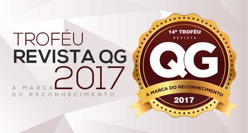 Troféu Revista QG 2017 será no dia 27 de outubro Troféu Revista QG 2017 será no dia 27 de outubro