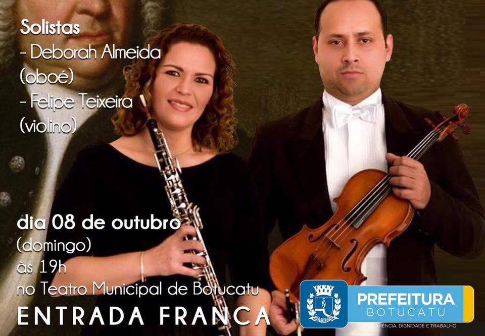 Concerto para Violino e Oboé no será realizado no próximo domingo