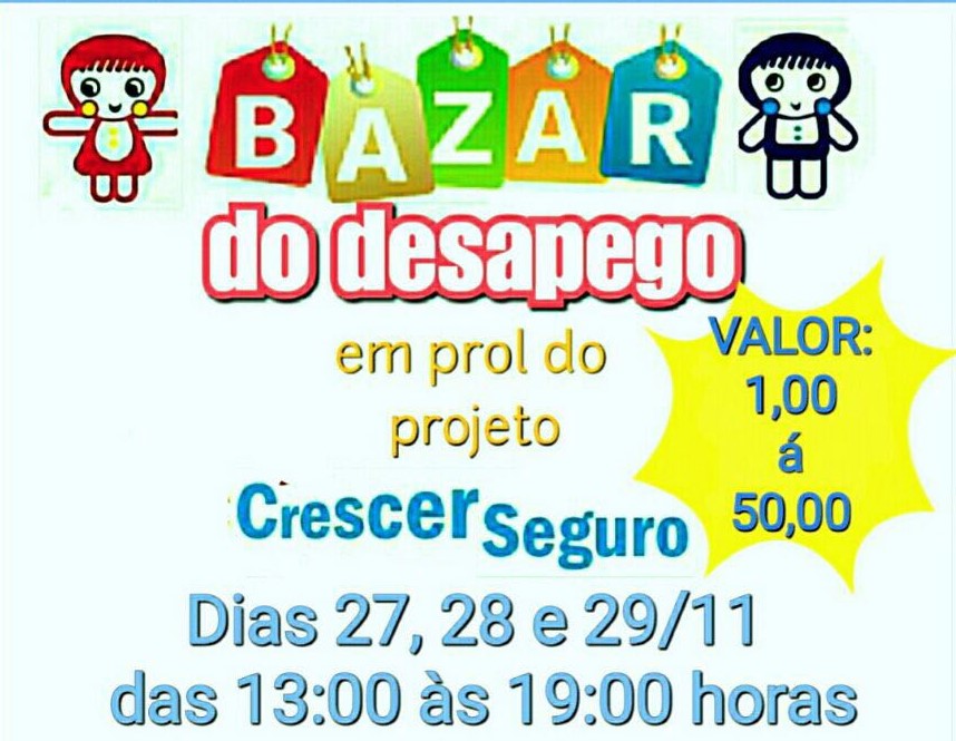 Bazar do desapego começa segunda-feira na Visconde do Rio Branco