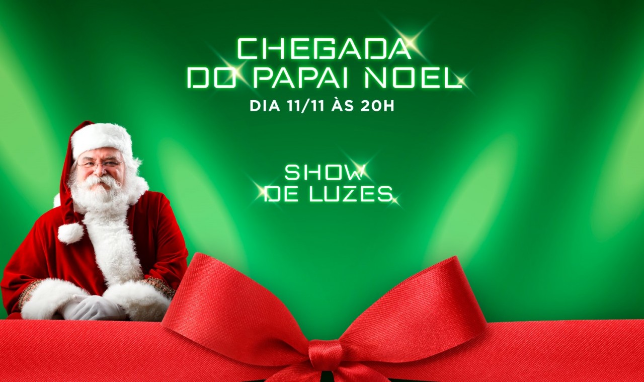Natal do Shopping Botucatu terá espetáculo Show de Luzes todos os dias