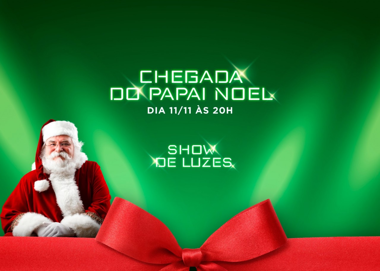 Natal do Shopping Botucatu terá espetáculo Show de Luzes todos os dias