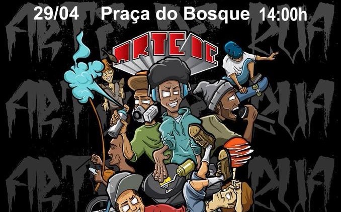 Neste domingo tem Arte de Rua na Praça do Bosque