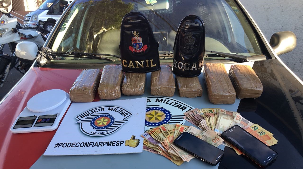 Operação da PM apreende armas e grande quantidade de droga no Monte Mor