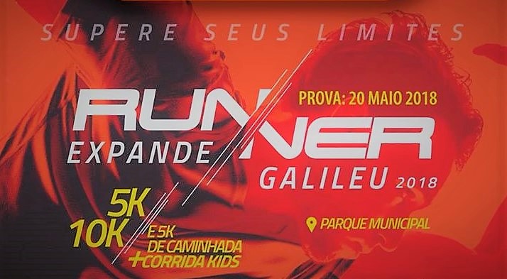 Corrida Runner Expande Galileu será neste domingo, 20 Corrida Runner Expande Galileu será neste domingo, 20
