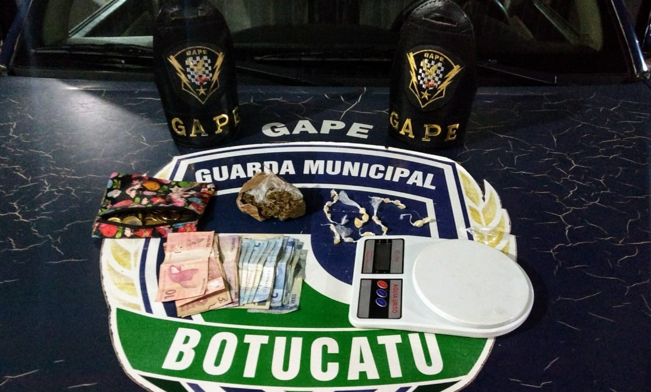 GAPE prende mulher que traficava em bar de Rubião Junior