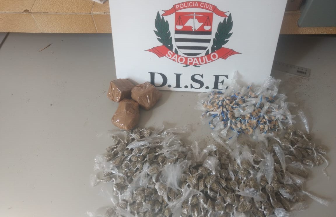 DISE de Botucatu flagra adolescentes com 848 porções de droga na região do 24 de Maio