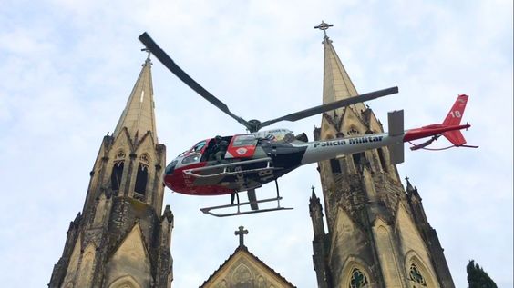 Polícia Militar faz operação com presença do Helicóptero Águia em Botucatu