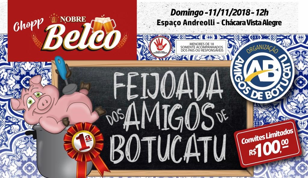 Vem aí a 1ª Feijoada dos Amigos de Botucatu Vem aí a 1ª Feijoada dos Amigos de Botucatu