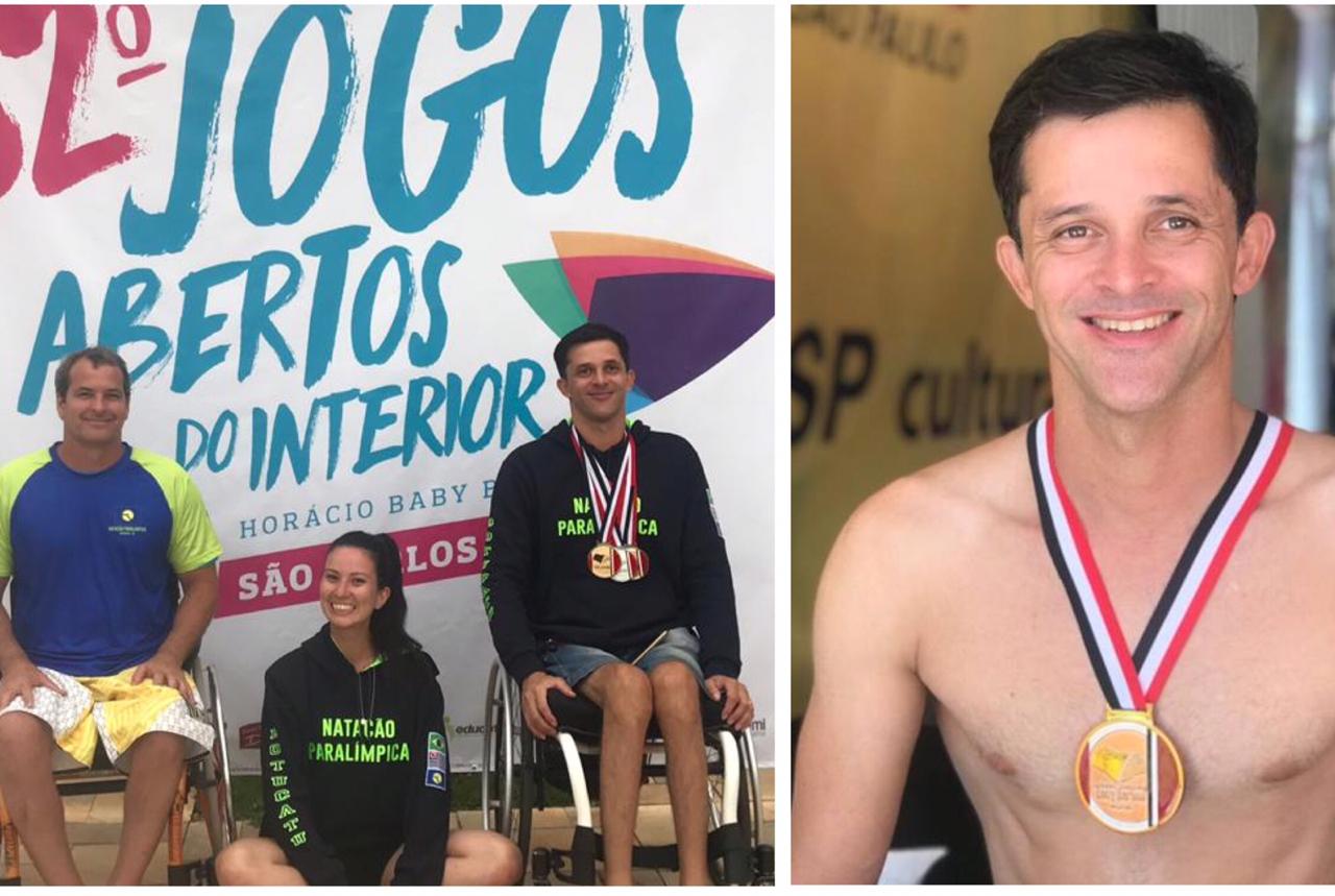 Natação Paralímpica de Botucatu conquista 3 medalhas nos Jogos Abertos do Interior