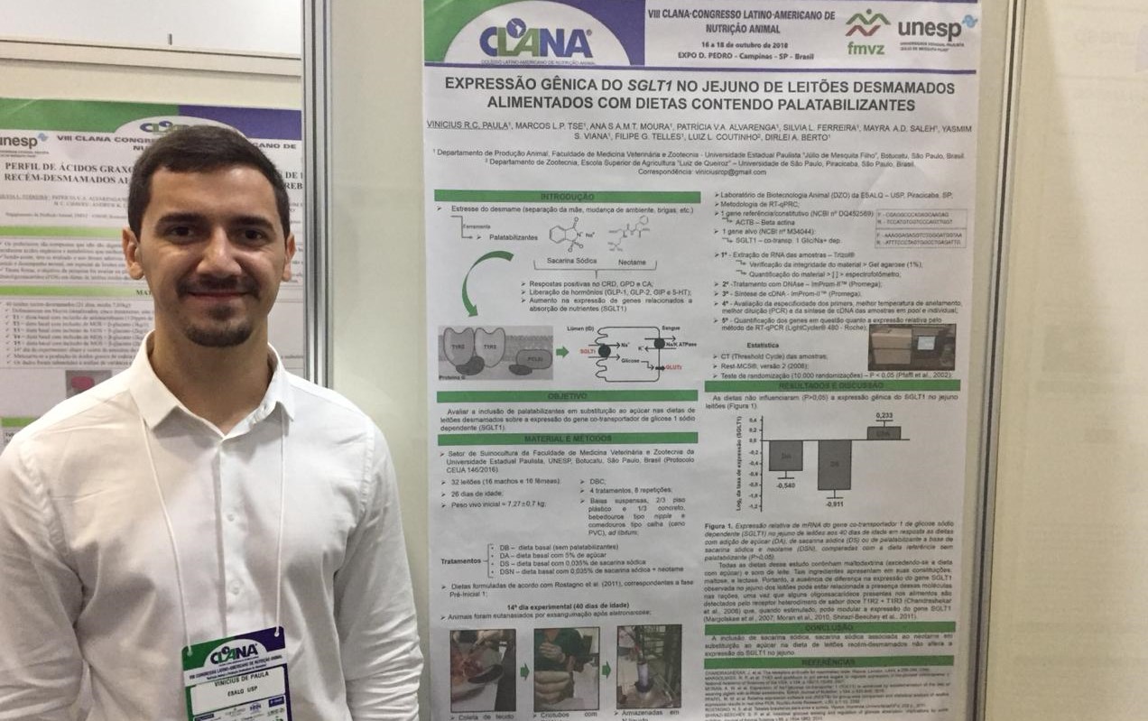 Trabalho desenvolvido na FMVZ/Unesp é premiado em evento internacional Trabalho desenvolvido na FMVZ/Unesp é premiado em evento internacional