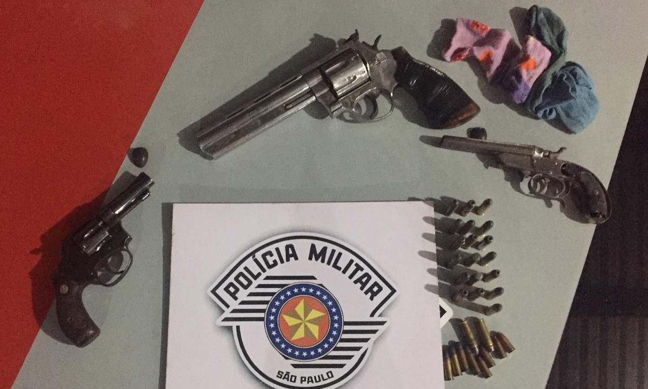 Polícia Militar prende três ciganas com armas e munições após disparo em Rubião Junior
