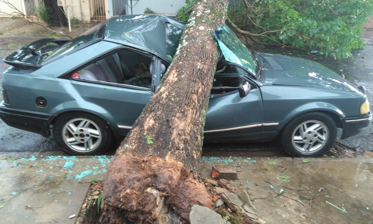Equipes ainda trabalham para reparar estragos após temporal em Botucatu