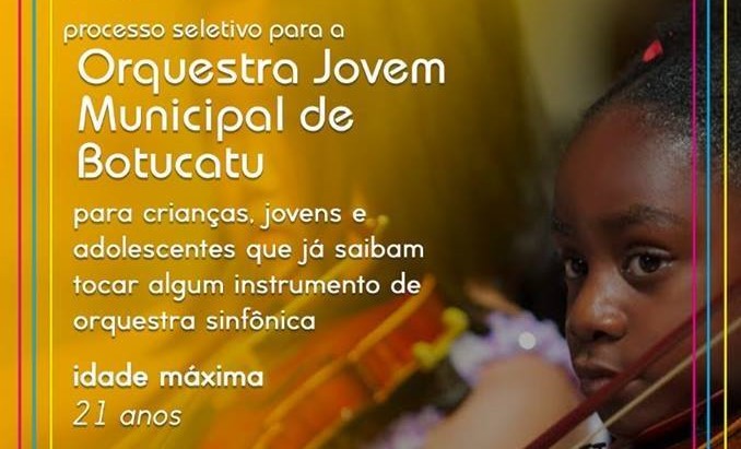 Orquestra Jovem Municipal de Botucatu seleciona músicos; inscrições até sábado, 12 Orquestra Jovem Municipal de Botucatu seleciona músicos; inscrições até sábado, 12