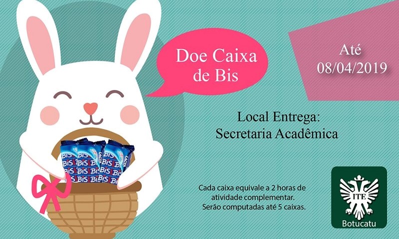 ITE dá início à campanha Páscoa Solidária 2019