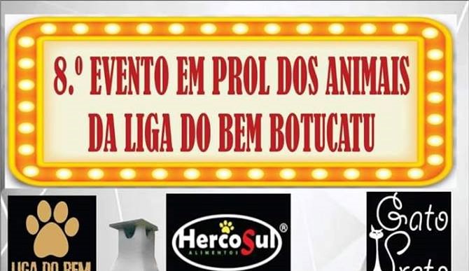 Liga do Bem fará show de prêmios em prol de animais abandonados em Botucatu