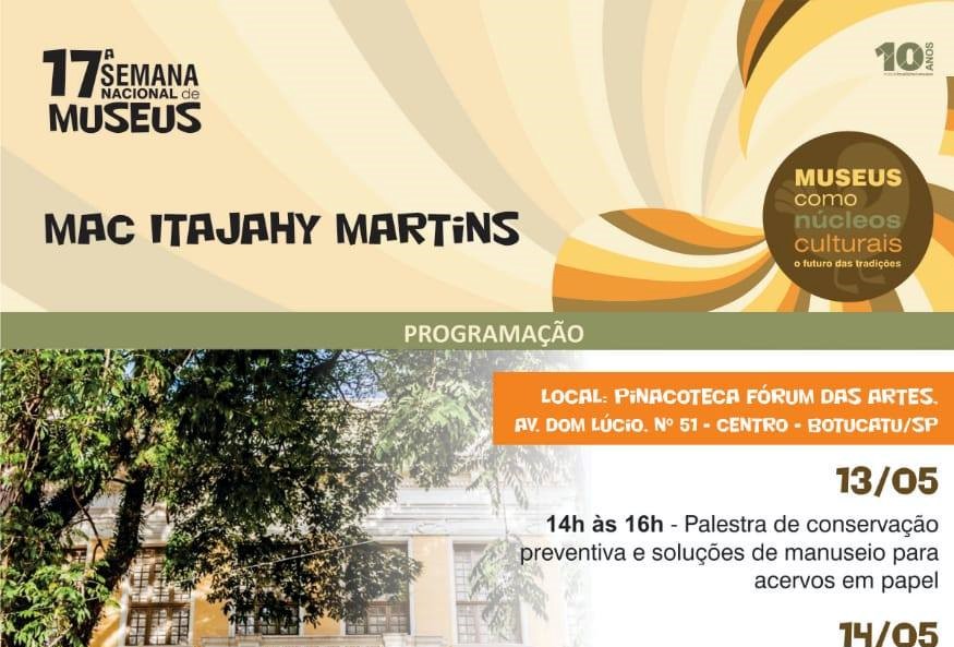 17ª Semana Nacional de Museus começa nesta segunda-feira, 13