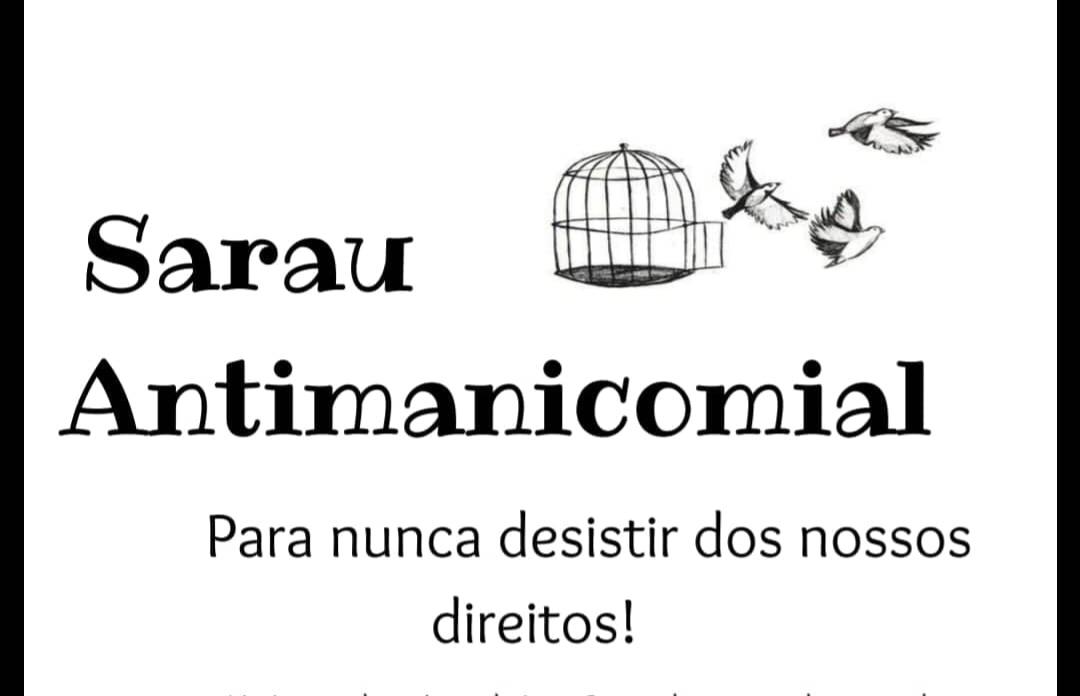 Sarau Antimanicomial será realizado neste sábado, 18, na Praça da Pinacoteca