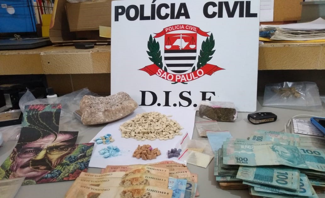 DISE apreende grande quantidade de droga sintética e dinheiro em Botucatu