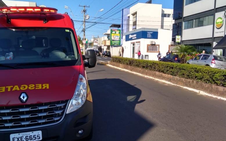 Motociclista e garupa ficam feridos em acidente na Dom Lúcio