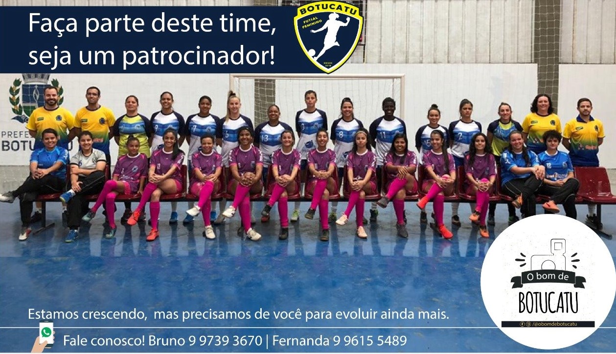 Equipe de Futsal Feminino de Botucatu busca apoio para custear despesas