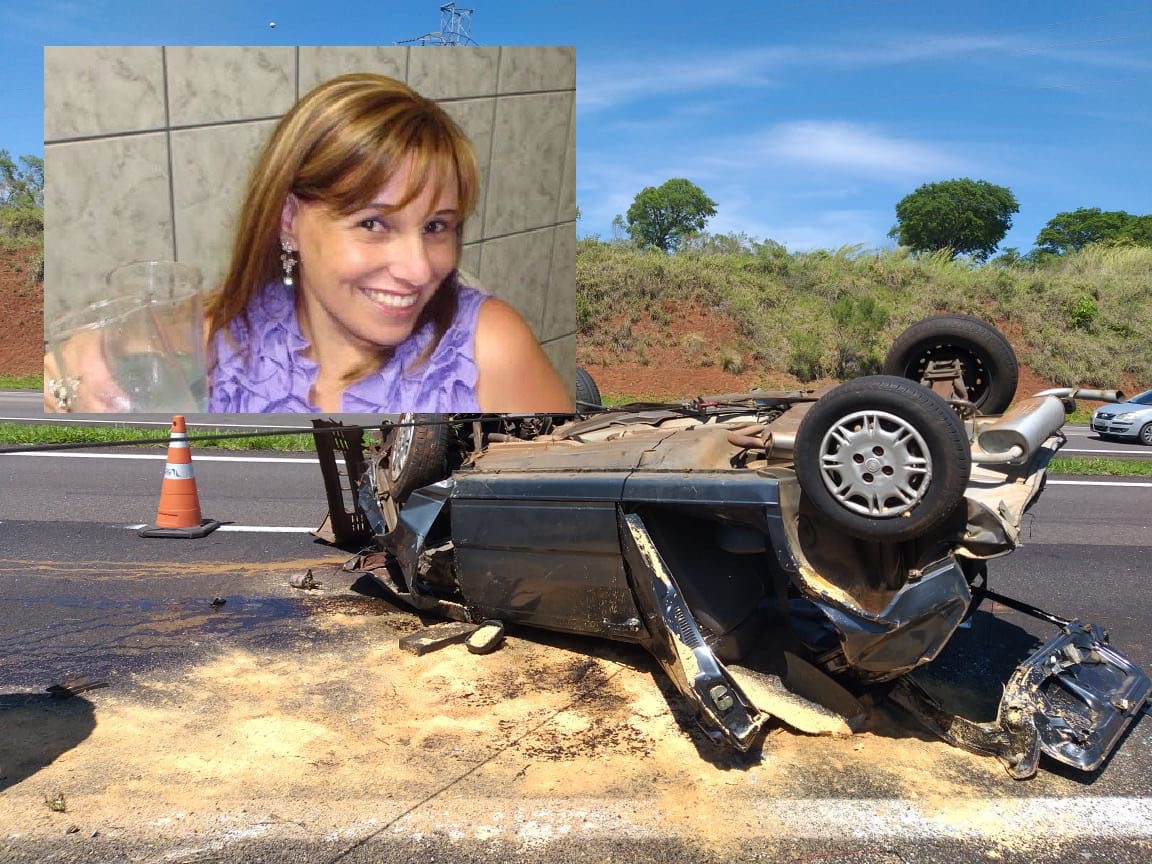 Identificada mulher de Botucatu que morreu em capotamento neste domingo