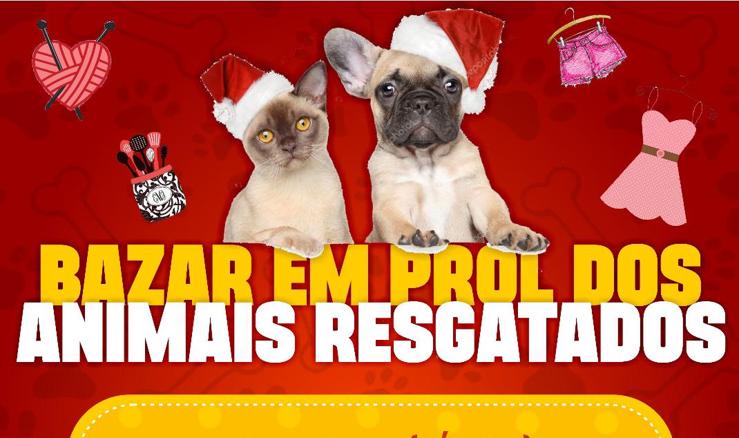 Bazar vai arrecadar fundos para animais resgatados em Botucatu neste sábado, 07
