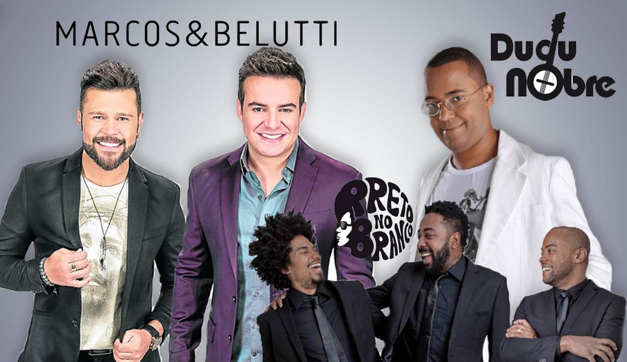 Marcos & Belutti, Dudu Nobre e Preto no Branco devem ser as atrações do aniversário de Botucatu