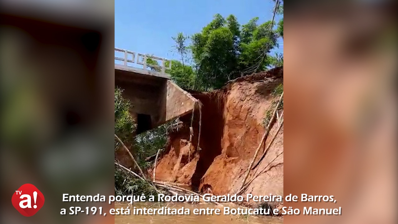 Entenda o motivo da interdição da SP-191 entre Botucatu e São Manuel