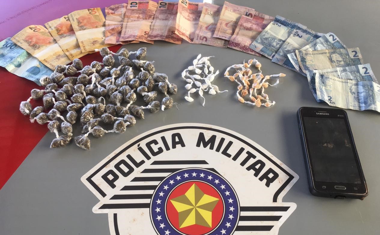 Polícia Militar prende homem por tráfico na Vila Jardim