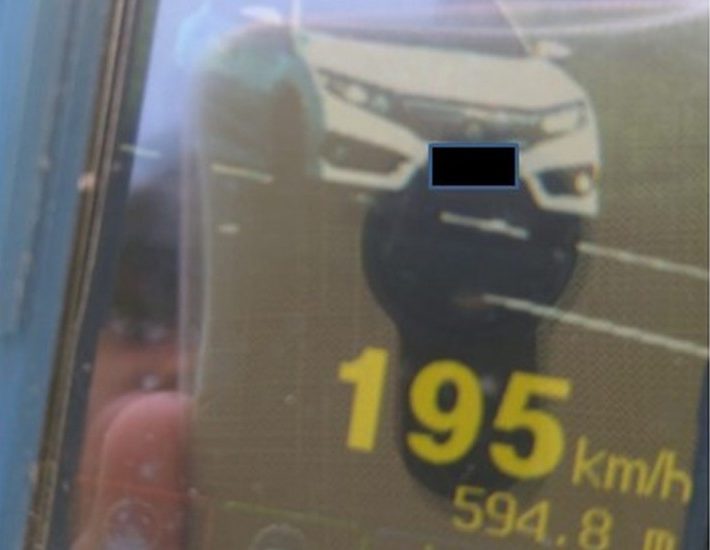 Motorista é flagrado a quase 200 km/h na Castello Branco