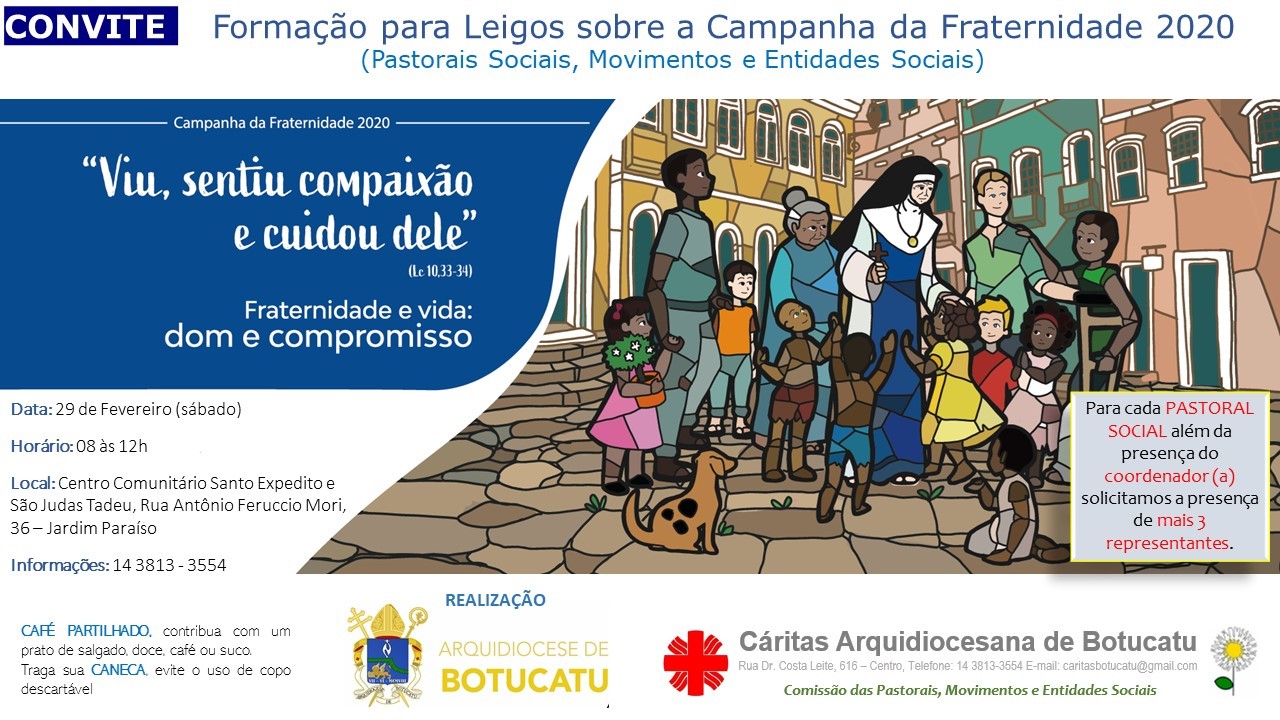 Campanha da Fraternidade 2020 começa a ser discutida em Botucatu