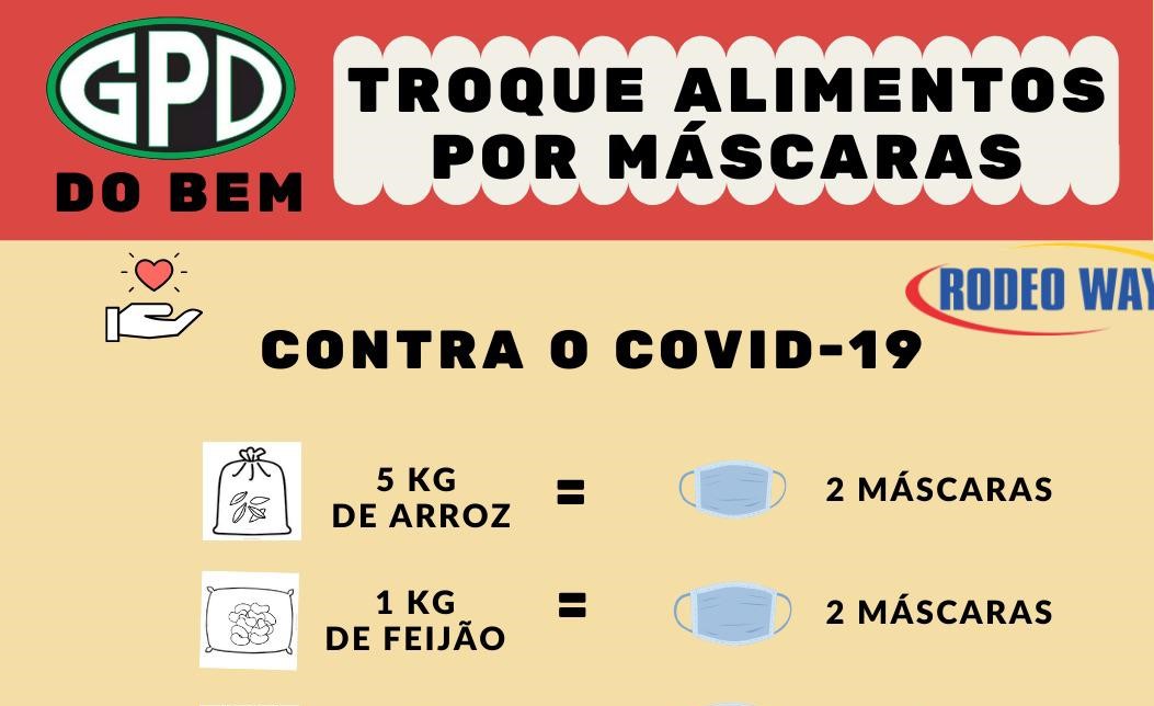 GPD da FCA/unesp fará troca de alimentos por máscaras em Botucatu no dia 02