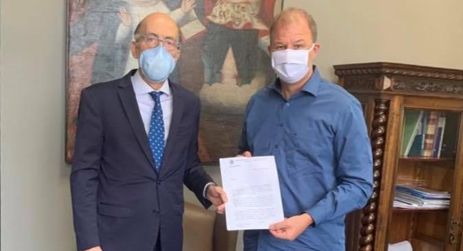 Pardini pede mais 10 leitos UTI/Covid com respiradores para o Governo Estadual