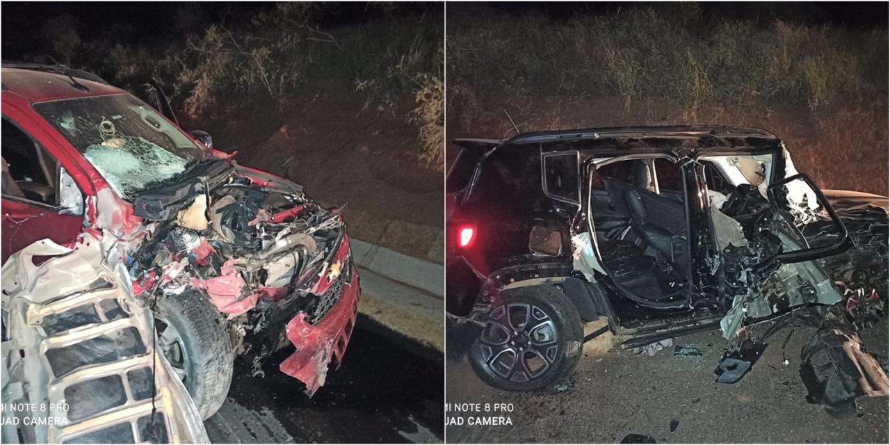 Carros de Botucatu se envolvem em grave acidente na SP-147 em Anhembi