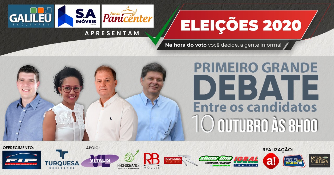 Acontece Botucatu e Rádios Cultura e Criativa farão debate entre candidatos a Prefeito de Botucatu no sábado, 10