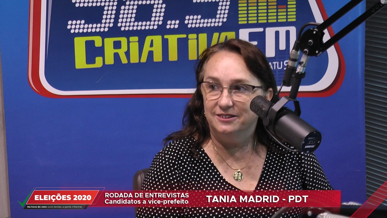 Eleições 2020: confira a entrevista de Tânia Madrid ao Acontece Botucatu e rádios Criativa e Cultura